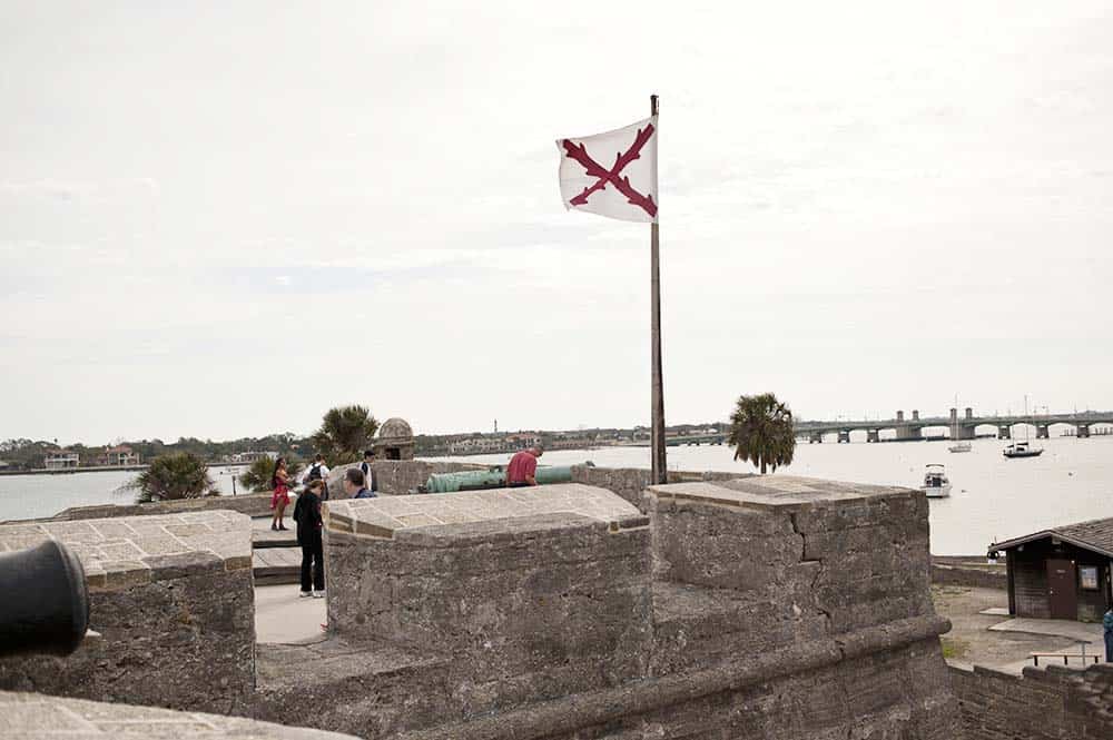 Castillo de San Marcos National Park in St Augustine