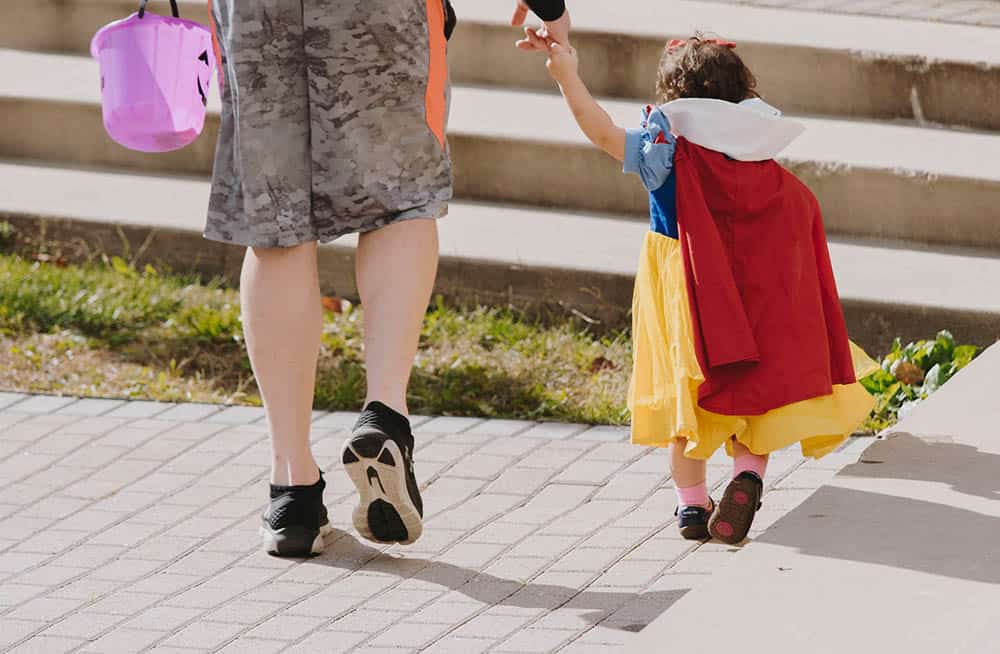 Trick-or-treating at Disney