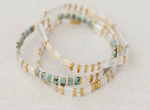 Coast + Cove bracelets for women.