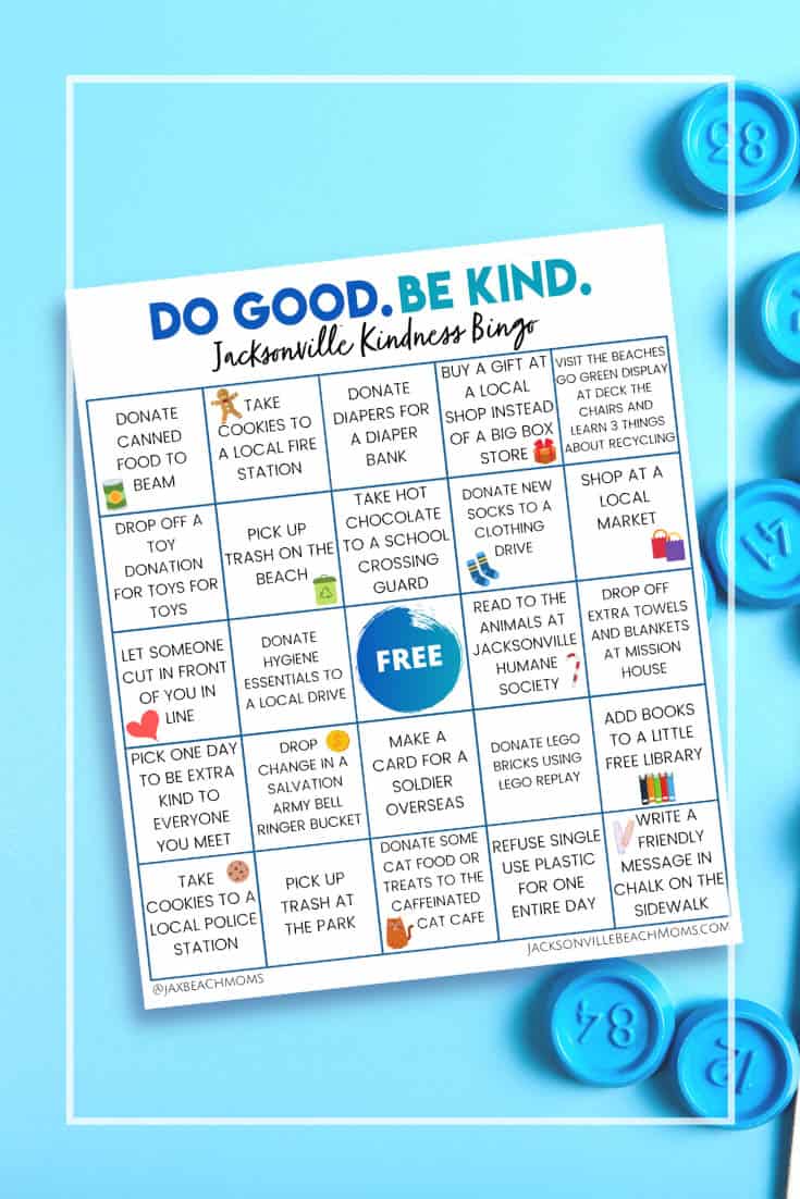 Jacksonville Kindness Bingo