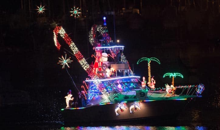 St Augustine Regatta of Lights in North Florida