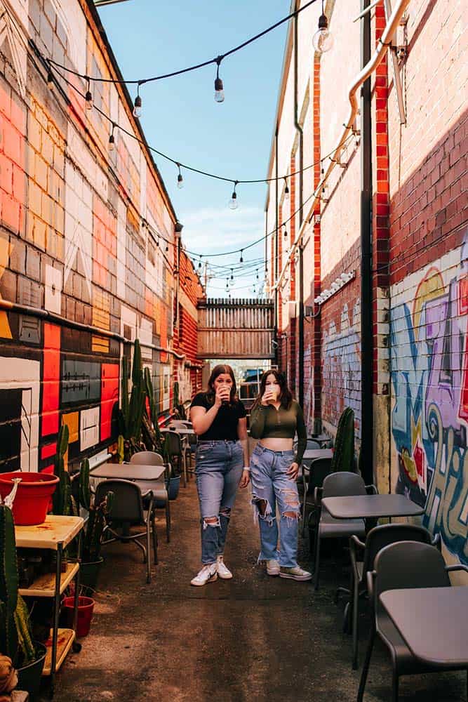 Vagabond Coffee Courtyard Mural