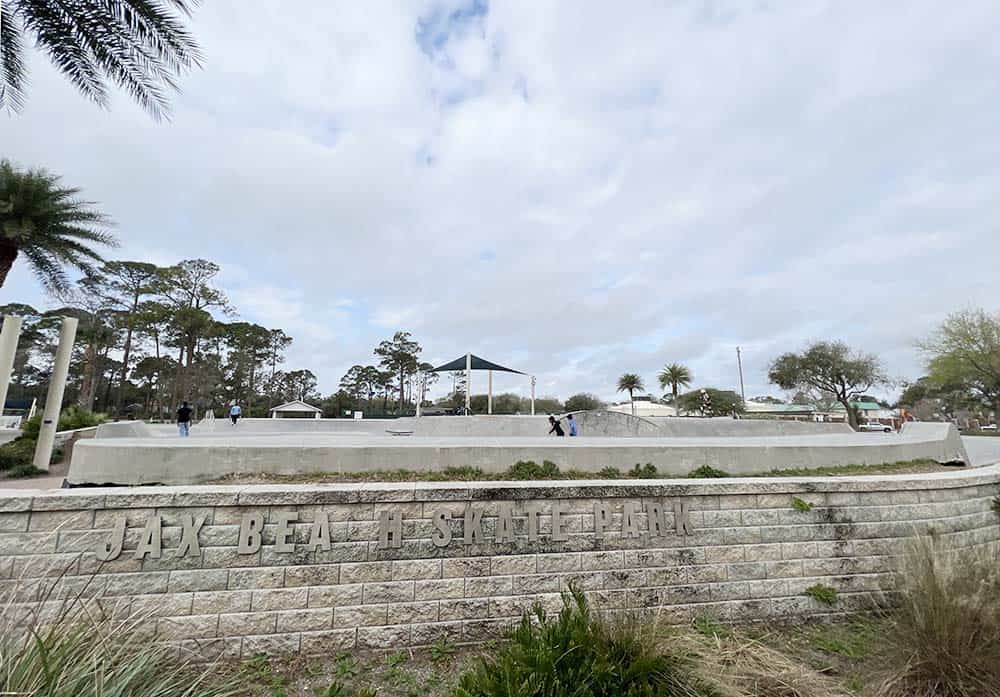 Skate Park at South Beach Park in Jacksonville Beach, FL