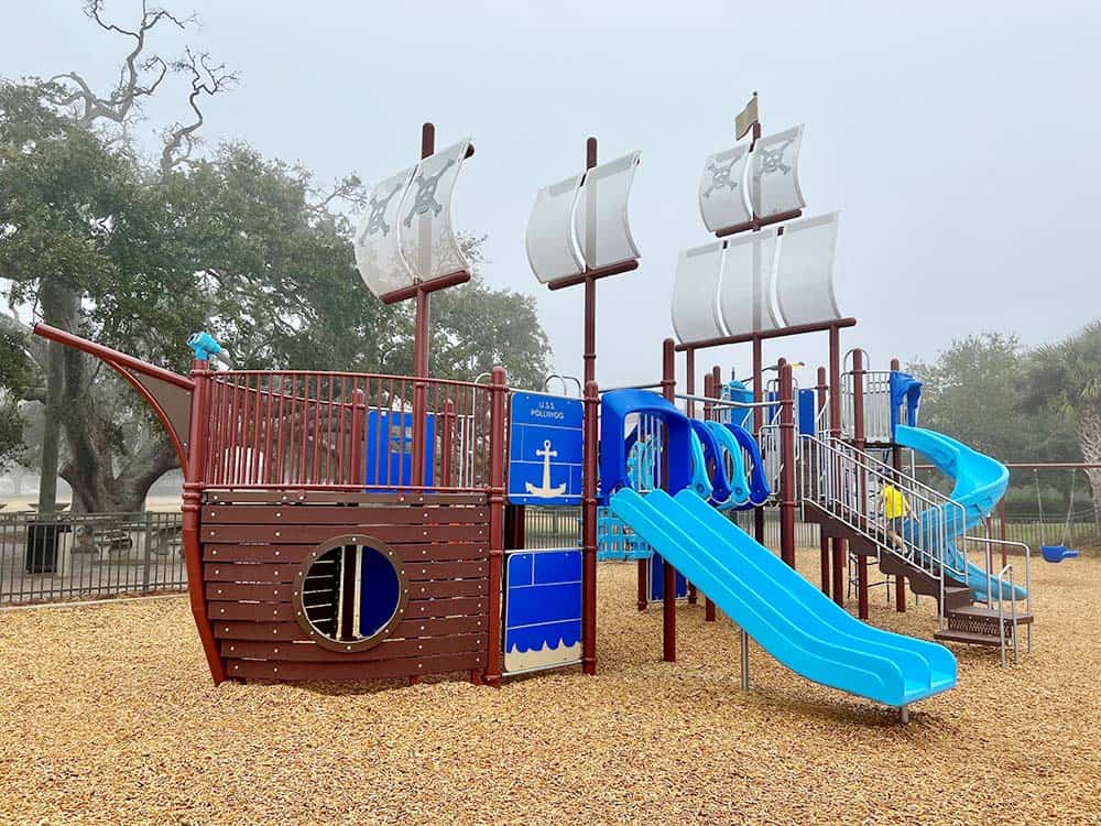 Playgrounds on St. Simons Island in Georgia