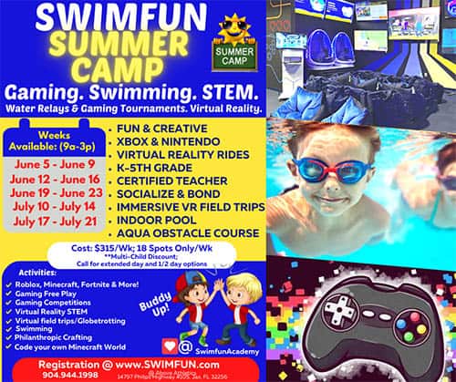 SwimFun Academy Summer Camp in Jacksonville, FL
