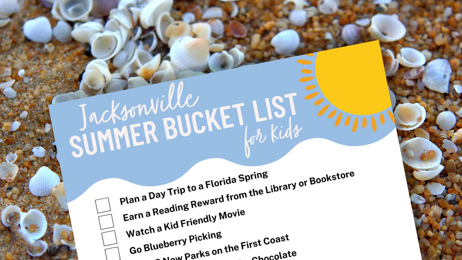 Jacksonville Summer Bucket List for Families
