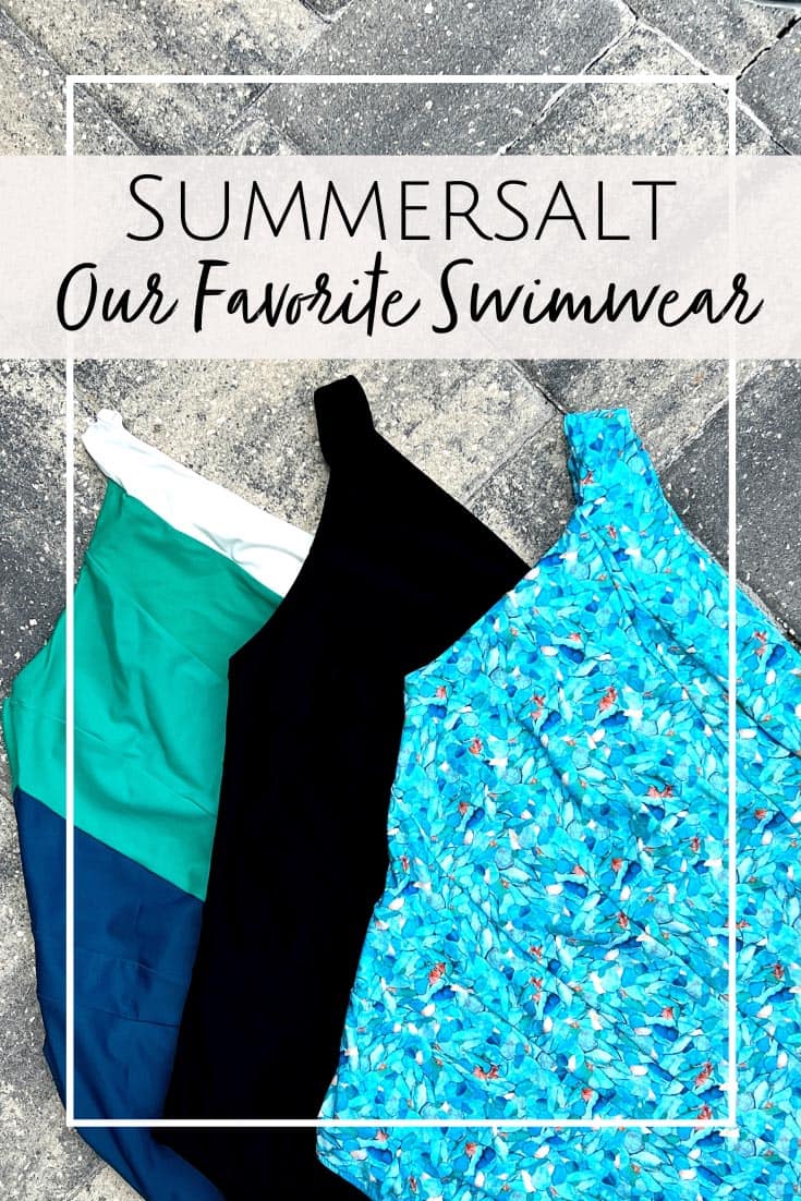 Why Summersalt sidestroke is our favorite bathing suit for moms.