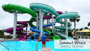 Summer Waves Water Park in Jekyll Island, Georgia