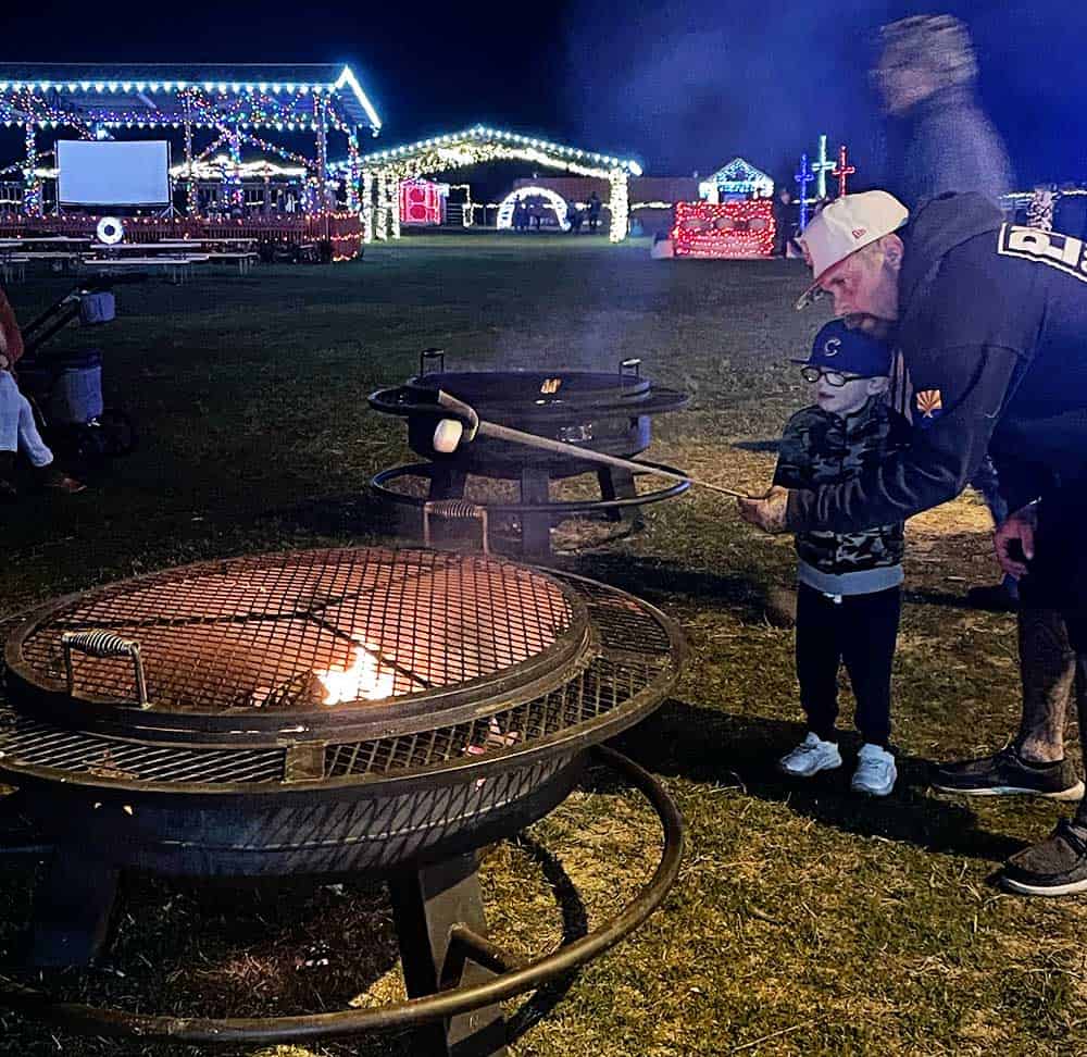 S'mores at Sykes Family Farms