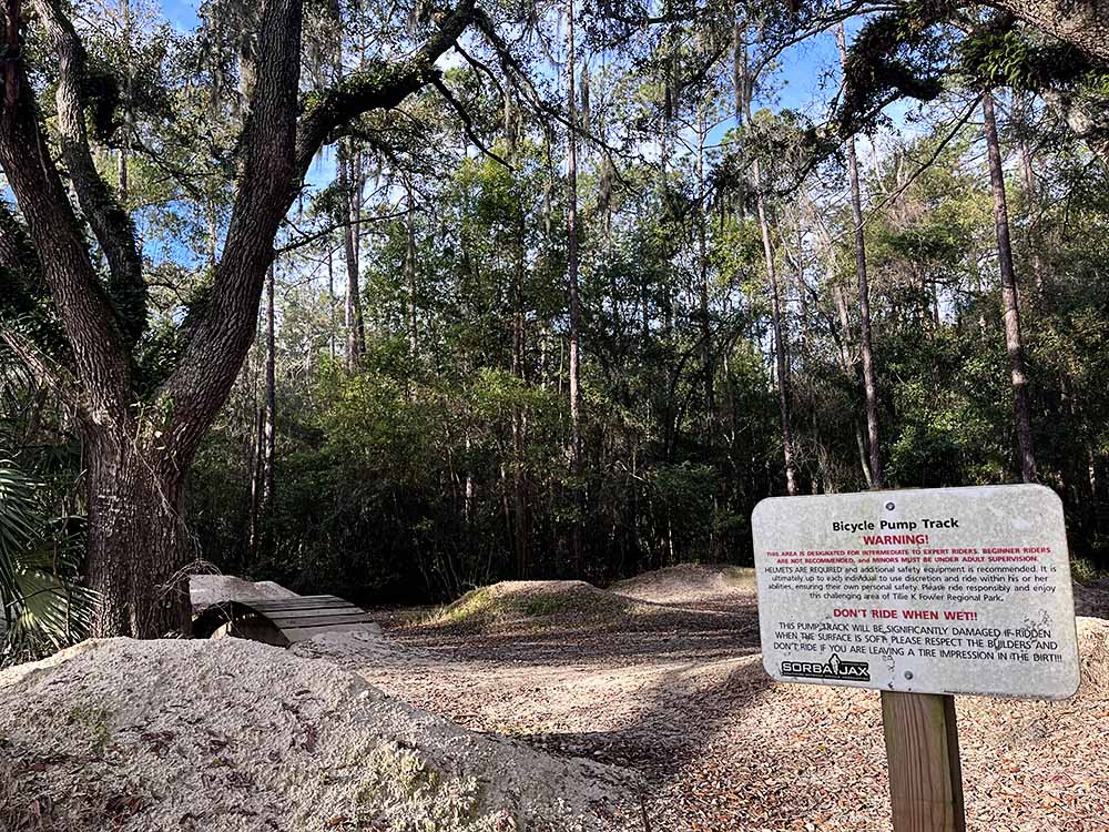 Bike Trails at Tillie Fowler Park