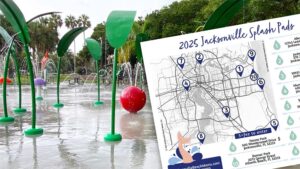 Splash Pad Map for Jacksonville, FL