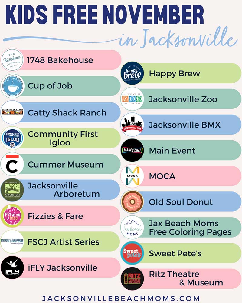 Kids Free November Jacksonville