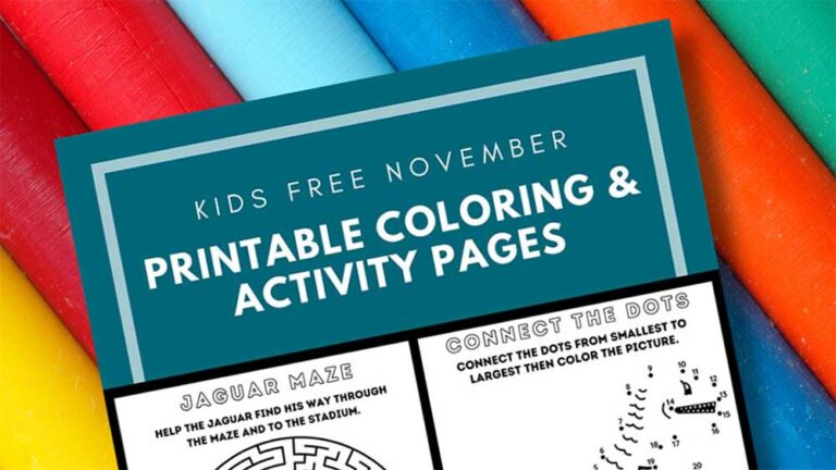 Kids Free November Printable Coloring Sheets