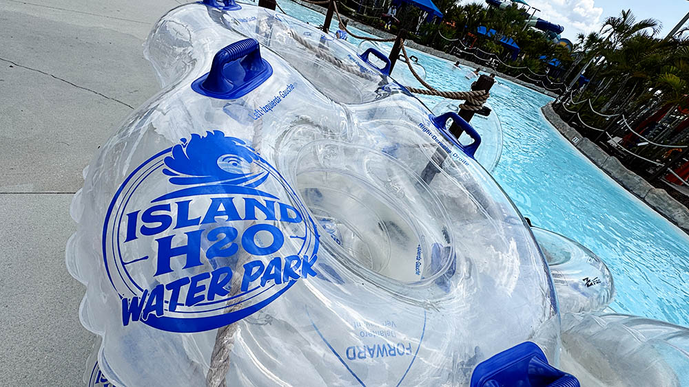 island h2o water park raft