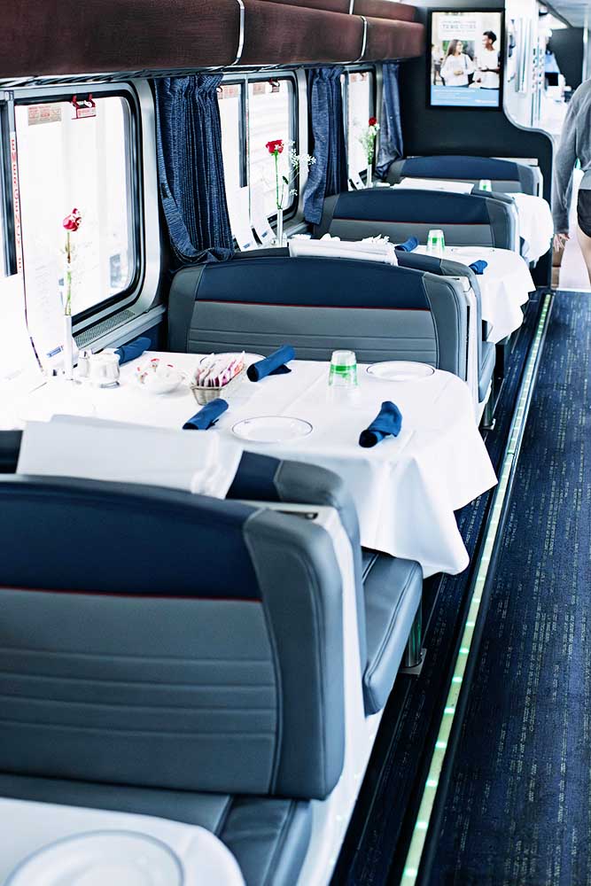 Auto Train from DC to Orlando - Dining Car