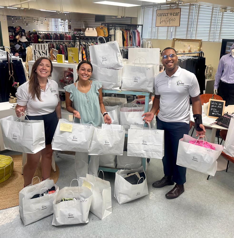 Volunteer at the Giving Closet Project