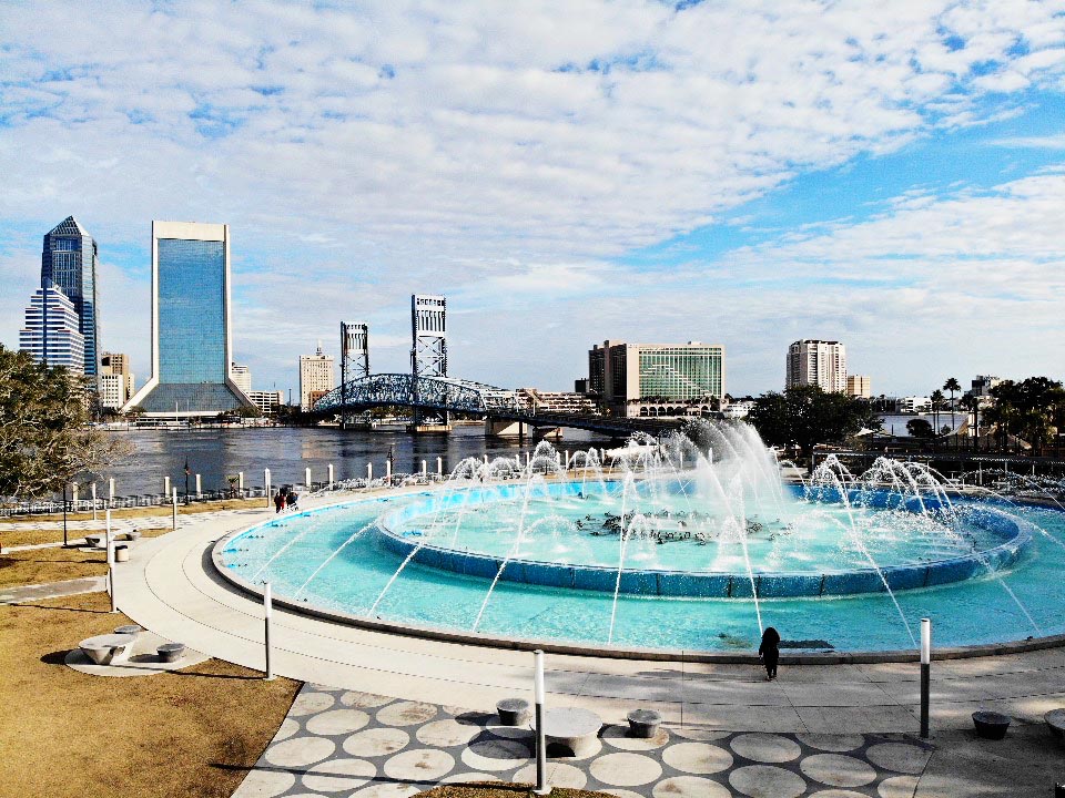 Friendship Fountain in Jacksonville, FL
