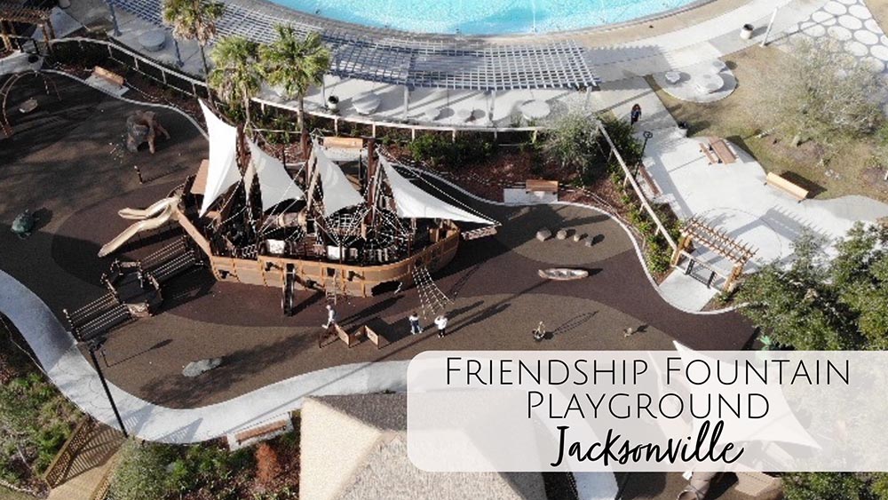 Friendship Fountain Pirate Playground in Jacksonville, FL