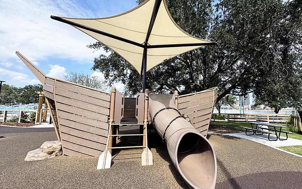 Playground at Friendship Fountain in Jacksonville, FL