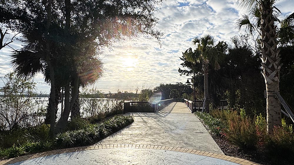 RiversEdge Boardwalk and Park area in Jacksonville, FL