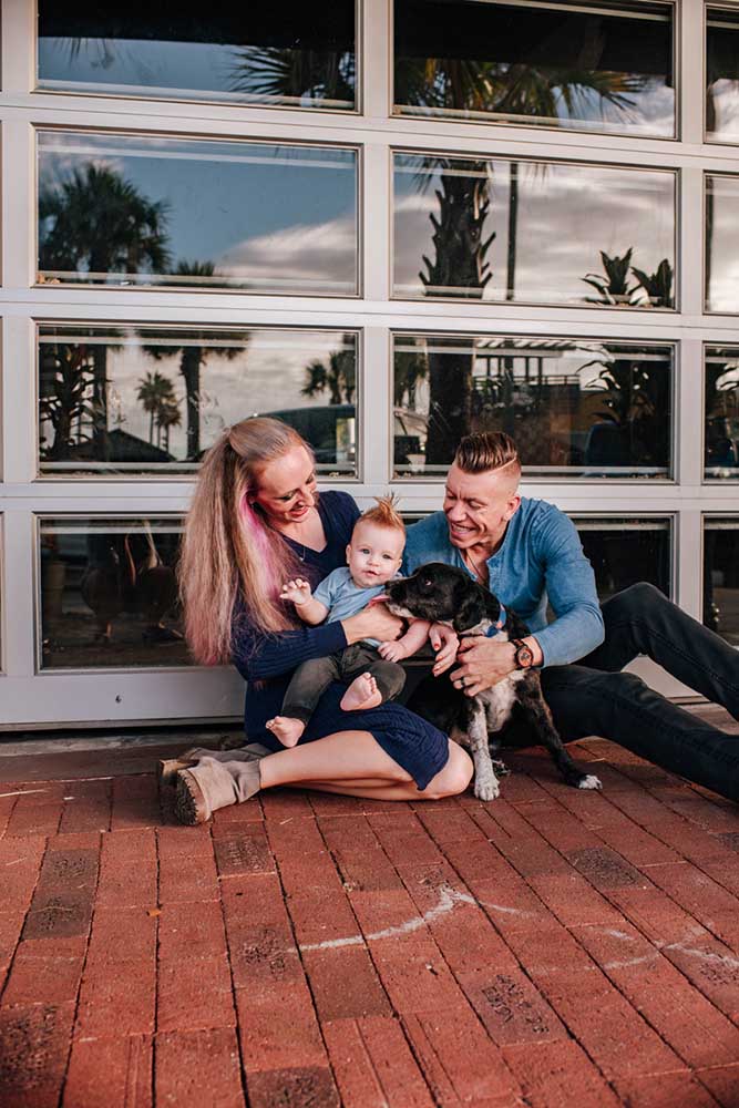 Downtown Atlantic Beach Jacksonville Family Photographer