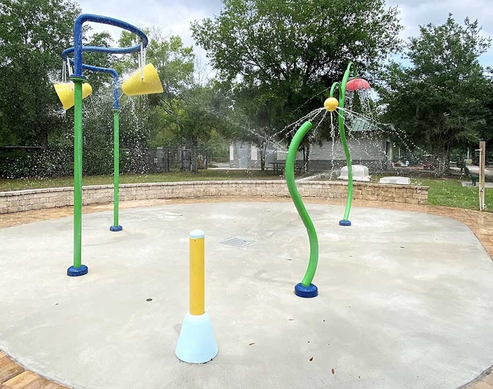 Splash Pad at Abess Park in Jacksonville, FL